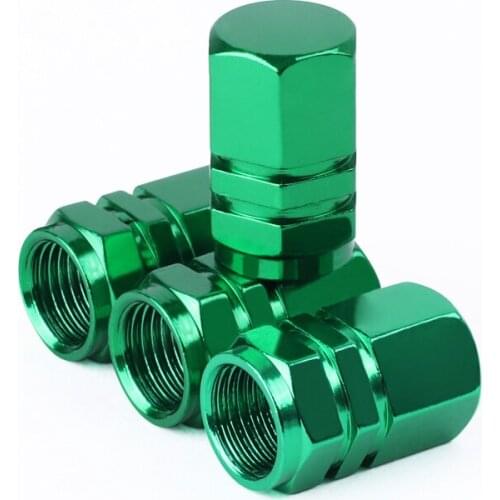 4pcs/set Car Tire Valve Caps Bolt-in Aluminum Theft Proof Stem Valve Caps Car Wheel Tire Valves Tyre Stem Air Caps tapones rueda