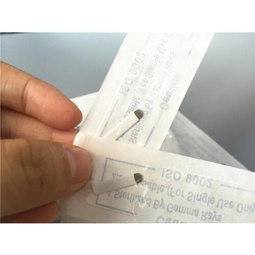 500pcs 18pin U shape Permanent Makeup Eyebrow Tatoo Blade Microblading Needles Wire drawing eyebrow needle For Tattoo Manual