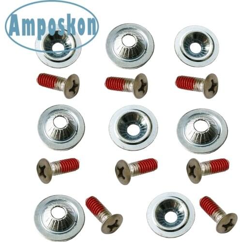 8 Sets/Bag New Hot Silver Snowboard Binding Screw Set Fits Most Of Bindings Ski Accessories Skis Outdoor Sport Parts Replacement