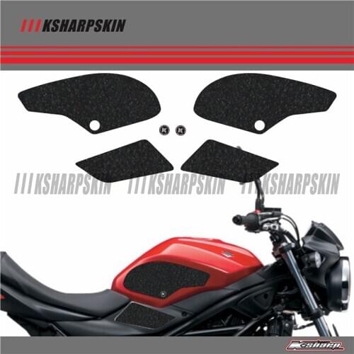 ADESIVI 3D etiqueta engomada emblema Protector tanque de agarre para SUZUKI SV650 2017 2018 SV650 ABS