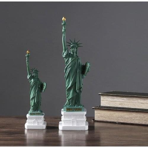 Statue of Liberty Resin Sculpture Home Decoration Office Living Room Decoration Sculpture Home Decoration Room Decoration