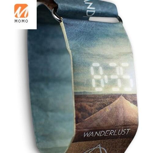 Paper Watch Paper Waterproof Black Technology Smart Watch New Creative Trending Watch Male Student Female Couple