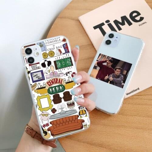 Central Perk Friends Phone Case For Samsung Galaxy A52 A32 A72 A51 A21s S21 Note 20 Plus Ultra A12 A11 F62 A42 A02s A41 A31 Bags