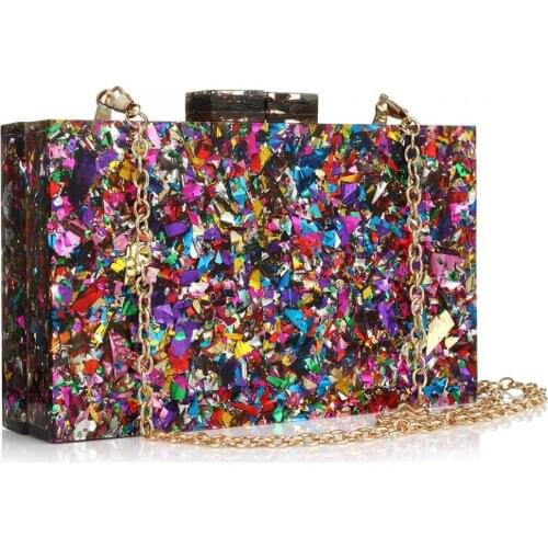 CHICTURESQUE Womens Shiny Bags