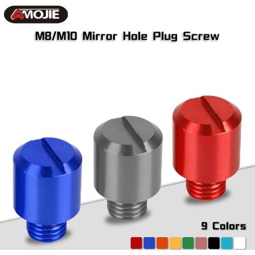FOR HONDA CBR1000RR CBR1100XX CBR125 CBR125R CBR150R CBR250R CBR250RR CBR300R CBR300RR XADV Mirror Hole Plugs Cover Screw Bolt