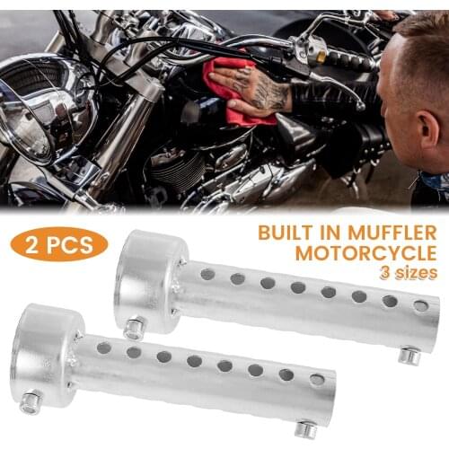 Motorcycle Can DB Killer Silencer Noise Sound Eliminator Exhaust Adjustable Muffler Silencer 42mm/45mm/48mm Exhaust Muffler