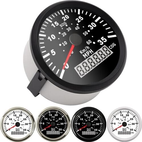 85mm Boat Digital GPS Speedometer Marine Truck Yacht Odometer Auto Gauge COG 35MPH 60KM/H painel moto universal motorcycle meter