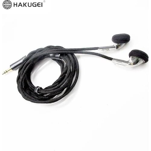 FENGRU Hakugei Classic MX500 HiFi Earbuds 32ohm Earphones Bass Headset with 50 Cores Silver Plated Single Crystal Copper Cable