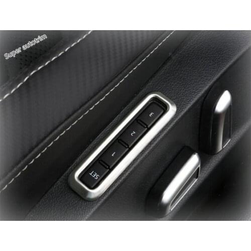 Lapetus Seat Adjustment Memory Button Switch Cover Trim 1 Pcs Accessories Interior For Volkswagen Arteon 2018 2019 2020 Matte