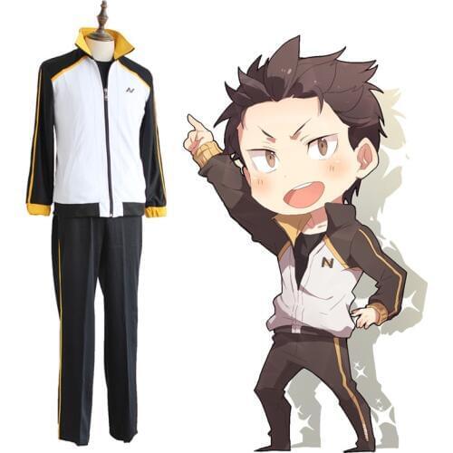 Anime Re ZERO Starting Life In Another World Cosplay Costumes Subaru Natsuki Cosplay Re Zero Kara Hajimeru Isekai Seikatsu Men