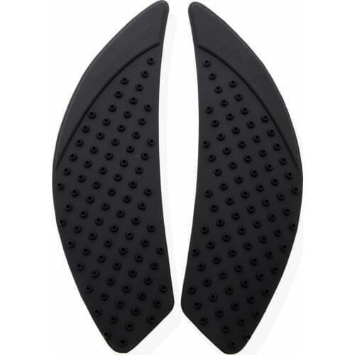Motorcycle Black Tank Traction Gas Pad Fuel Grip Side Decal For Kawasaki 2006-2016 ER-6N
