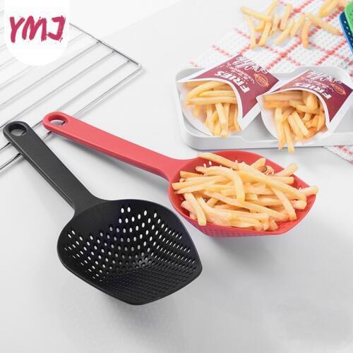 Nylon Strainer Scoop Colander Kitchen Accessories Gadgets Drain Veggies Water Scoop Gadget Food Grade Cooking Tools