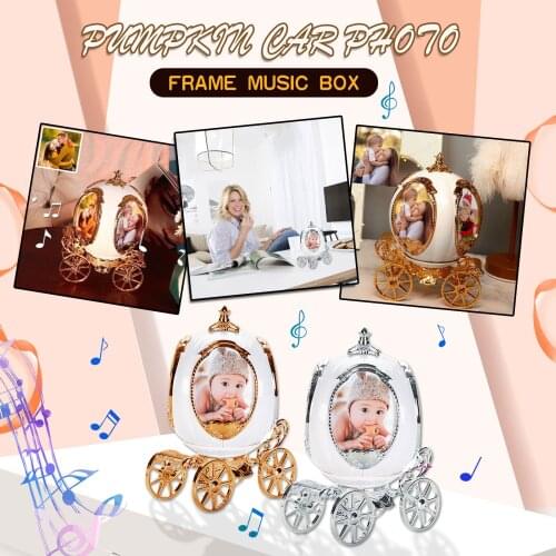 2021 New Fashion Design Frame Personalized Pumpkin Car Photo Frame Music Box Picture Frame Best Fathers Day Gifts