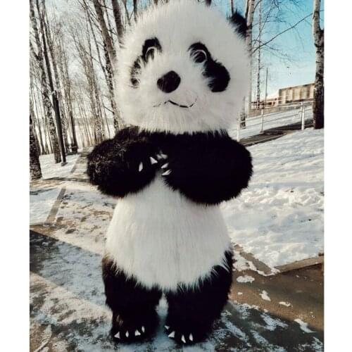 Panda Inflatable Mascot Costumes Adult Size Cosplay Fancy Dress Advertising