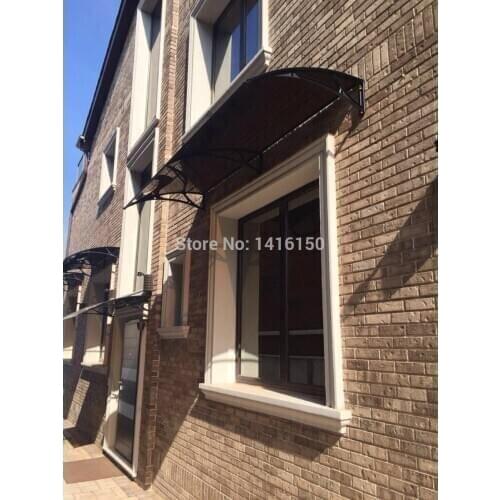 DS100200-A,100x200cm,Depth 100cm,Width 200cm.Aluminum Bracket Door Canopy,Door Awning,Awning Canopy,Polycarbonate Awning