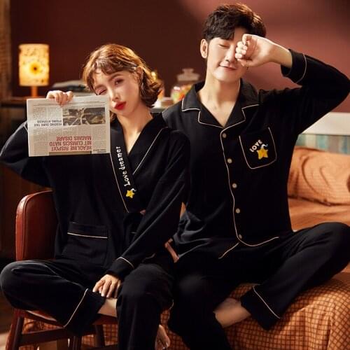 Pajamas for Couple Cotton Plus Size Bathrobes V-Neck Kimono Pijama Mujer Men and Women Sleepwear Nightly Home Clothing