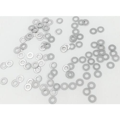 100pcs M1.6 304 Stainless Steel Flat Washer Plain Washer Flat gasket