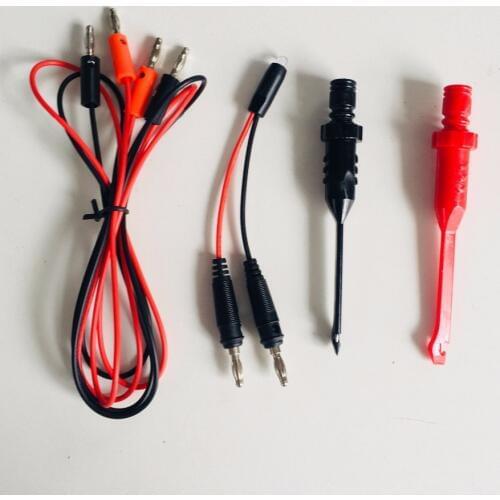 Piercing Test Clip with 4mm Banana seat Heavy-Duty Insulation Piercing Probe Automotive test Clip with back probe,LED wires