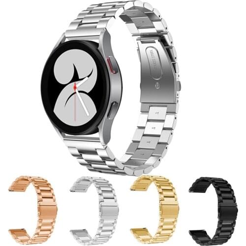 20mm Strap For Samsung Galaxy Watch 4 Classic 46mm 42mm smartwatch band Stainless Steel Bracelet Galaxy Watch 4 44mm 40mm Correa