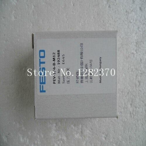 [SA] New original special sales FESTO Pressure switch PEV-1/4-B-M12 stock 192 488