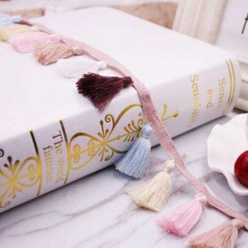 DIY Lace Tassel Fringe Cotton Ethnic Lace Trim Ribbon Sewing Latin Dress Stage Garment Curtain Decorative