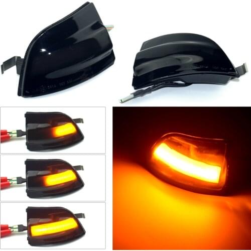 LED Dynamic Turn Signal Light Flowing Water Blinker Flashing Light For Ford Focus 2 MK2 2004-2008 2 C-MAX 2003-2007 C-MAX