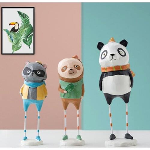 Animal Ornaments Figurine Fairycore Childrens Ornaments Mushroom Nordic Modern Room Decor Ornament Decoration Home Decor декор