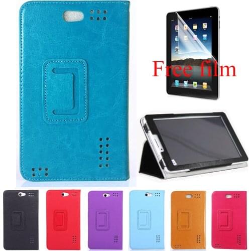 High Quality PU Leather Folding Stand Case Cover for 7inch Crown B705 / Digma Optima 7.07 3G (TT7007MG) / Explay Hit Tablet