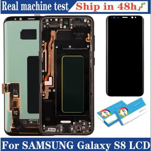 5.8 inch Super Amoled Display SAMSUNG Galaxy S8 LCD S8 G950F G950FD LCD Touch Screen Digitizer Assembly Repair parts