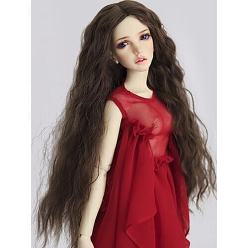 1/3 1/4 1/6 1/8 Bjd sd Wig Long Wavy Hair High Temperature Wire BJD Wig For BJD Doll