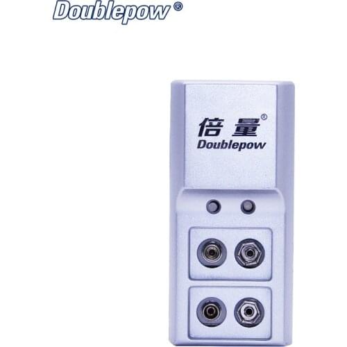 2 slots Doublepow DP-K19 intelligent rapid charger for all 9V Ni-MH & Li-ion rechargeable battery US foldable Plug 9V Li-ion