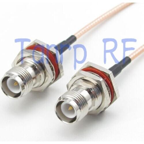 20inch RP TNC female jack to RP TNC female jack RF adapter connector 50CM Pigtail coaxial jumper cable RG316 extension cord