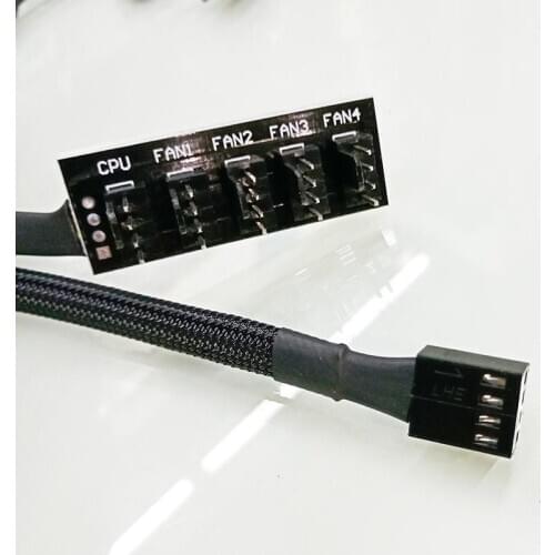 39.5cm 1 to 5 4-pins Molex TX4 PWM CPU Cooler / Case / Chasis Cooling Fan Power Cable Hub Splitter Adapter