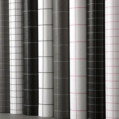 White and Black Stipe Wallpaper Personality Living Room Study Dining Room Lattice Vinyl Wall Paper Rolls Waterproof Bathroom