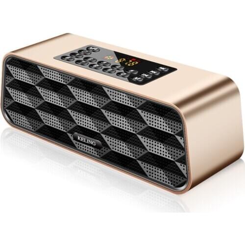 F6 Wireless Bluetooth Speaker Dual Speaker Computer Audio Charging Car Speaker Subwoofer Card Speaker