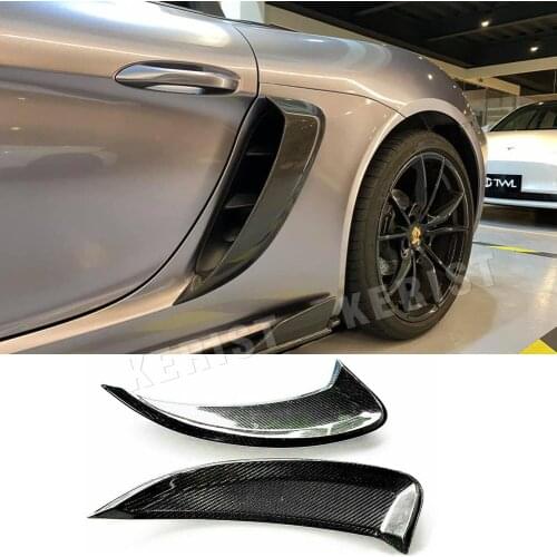 718 carbon fiber side air vents for Porsche 718 Boxster Cayman 2016-2018 carbon