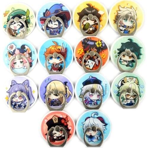 Project Keychain Man Game Acrylic Key Chain Women Key Holder Anime Cute Couples Cartoon Keyring Genshin Impact Llaveros Keqing
