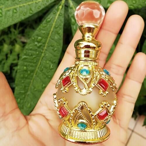 15ml Vintage Aromatherapy Essential Oil Perfume Empty Bottle Container Gift Refillable Bottle perfume bottle Spray bottle Empty