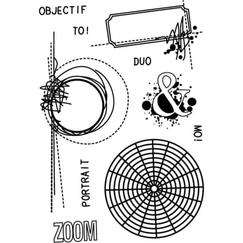 French stamp Clear Stamps for Scrapbooking Transparent Silicone Rubber DIY Photo Album Decor 0609