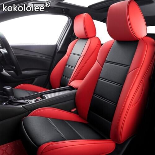 Kokololee Custom Leather car seat cover For NISSAN X-Trail Qashqai SYLPHY Geniss LIVINA March Tiida Teana Automobiles Seat Cover