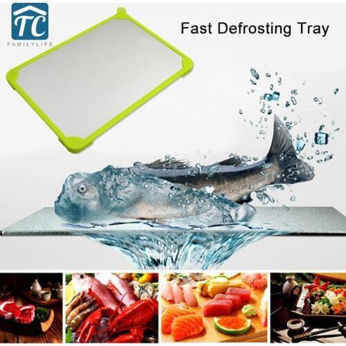 Fast Defrosting Tray Frozen Food Meat Fruit Quick Defrosting Plate Board Thaw Kitchen Steak Meat Defrosting Tool Dropshipping