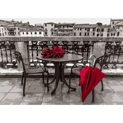 Landscape DIY Embroidery Cross Stitch 11CT Kits Craft Needlework Set Printed Canvas Cotton Thread Home Decoration New Sell