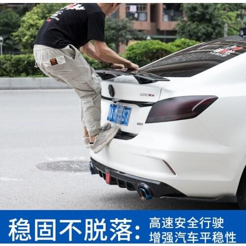 Suitable For the Third Generation of 6 Modified 17-20 Mingjue Mg6 Special Fixed Wind Sports Car Tail Without Drilling
