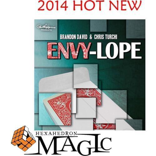 Paul Harris Presents Envylope ( DVD and gimmick ) by Brandon David and Chris Turchi - close-up street card magic tricks products
