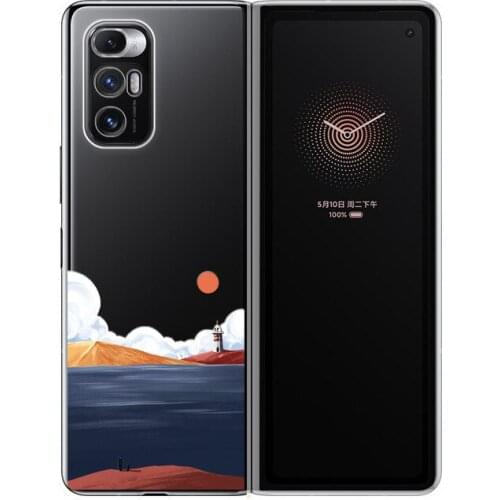 Transparent Pastoral Style New Product Launch Case for Mi Mix Fold 5G Case for MixFold 5G Case Mixfold