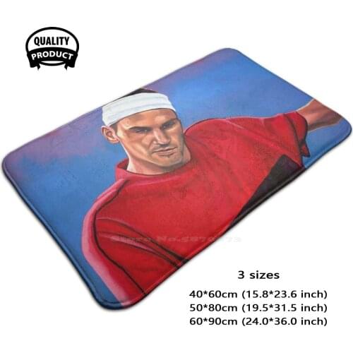 The Swiss Maestro 3D Soft Non-Slip Mat Rug Carpet Foot Pad Swiss Professional Tennis Player Australian Open Wimbledon Us Open