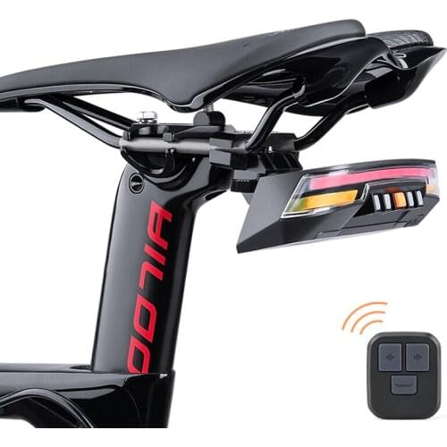 Wireless Bike Light Turn Signal Led Bicycle Rear Lamp USB Rechargeable Remote Control Tail Back Lantern Safety Cycling Taillight