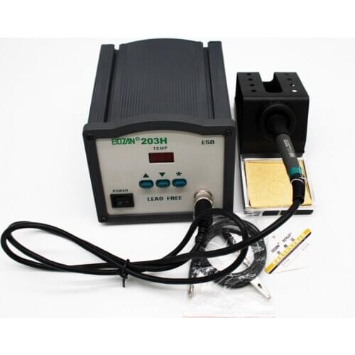 BOZAN 203H mobile phone thermostat welding stand adjustable soldering iron 90W mobile phone repair welding stand BOZAN 203H 220V