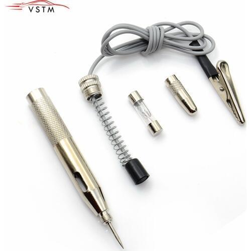 2019 Newest Auto Car Light Circuit Tester Lamp Voltage DC 6V 12V 24V Copper Test Pen Detector Probe Light System Test Probe Lamp