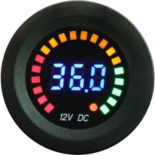DC 5V-36V Universal Car Voltage Motorcycle Boat LED Digital Voltmeter Panel Volt Meter Monitor Gauge Display Car Accessories